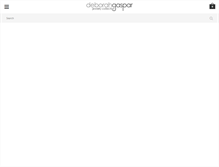 Tablet Screenshot of deborahgaspar.com